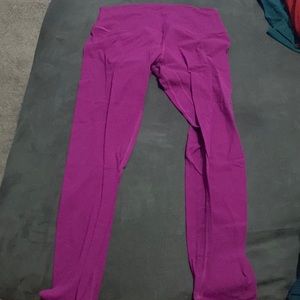 Lululemon align 25in, size 8, darkish purple